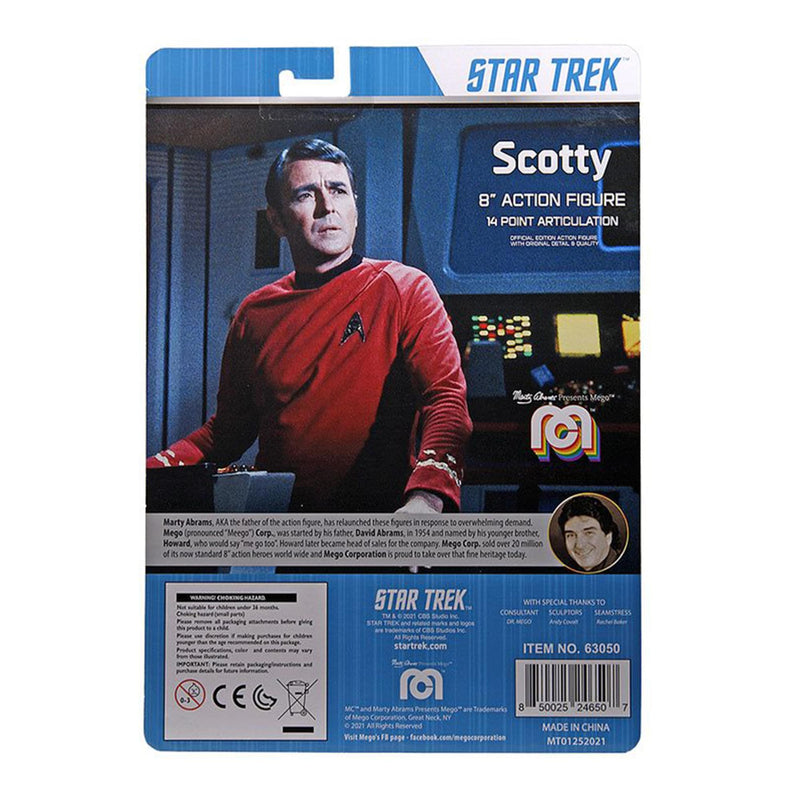 Mego Star Trek Scotty 8 Inch Action Figure product image 5 of 7
