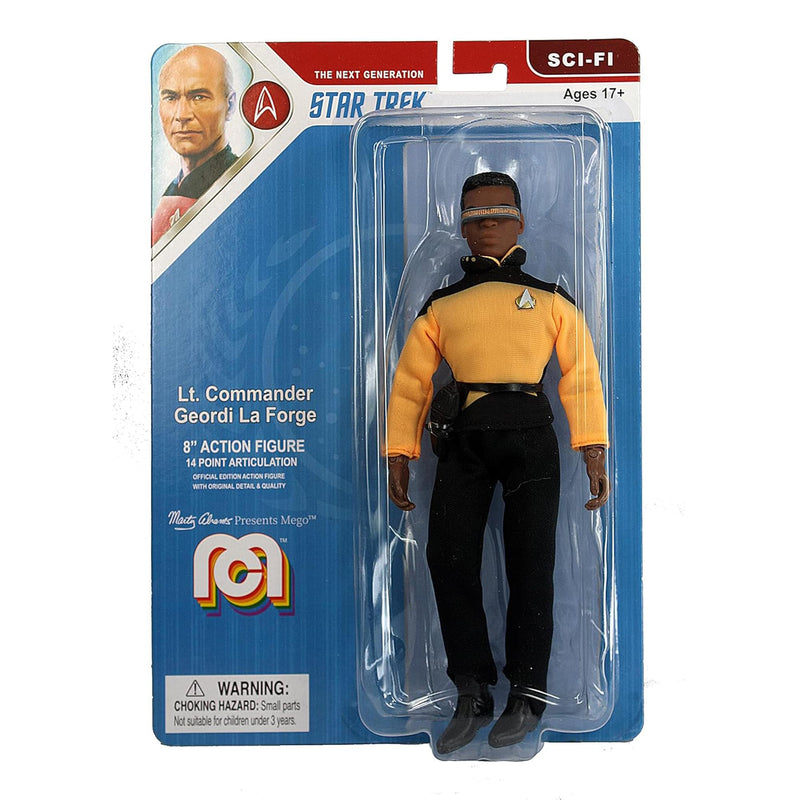 Mego Star Trek TNG Laforge 8 Inch Action Figure product image 5 of 9