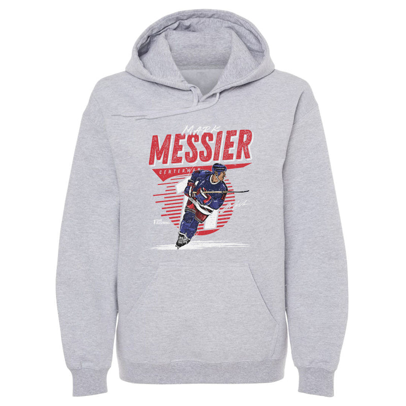 Hoodie featuring design named Mark Messier New York R Comet WHT, product image 1 of 2
