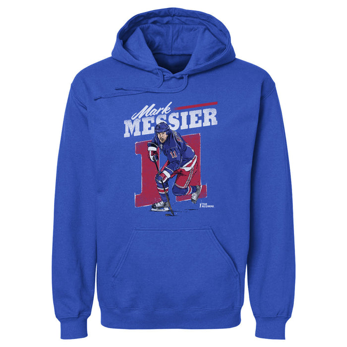 Mark Messier New York R Retro WHT