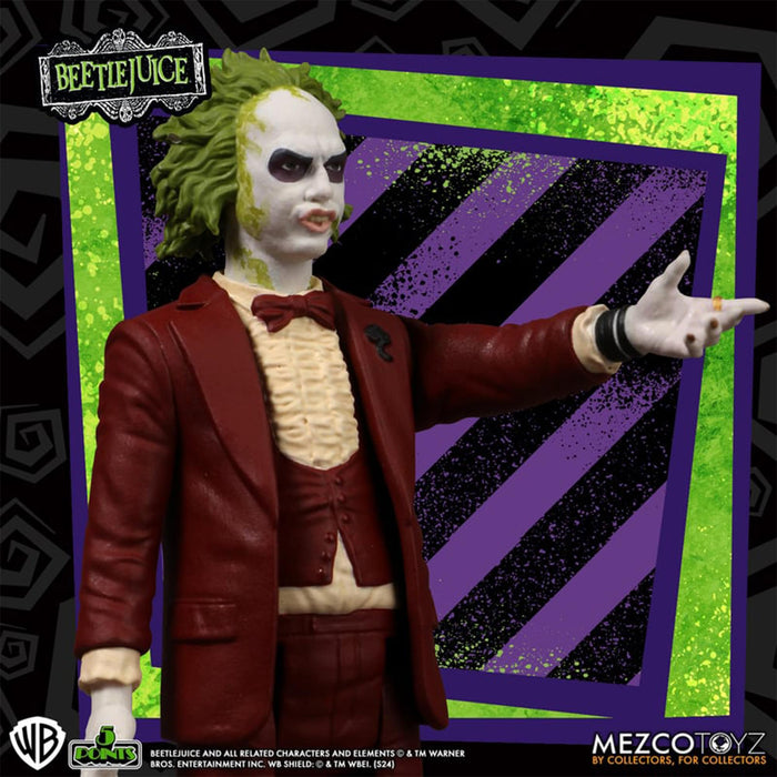 Beetlejuice - 5-Points Action Figure | Red Tux