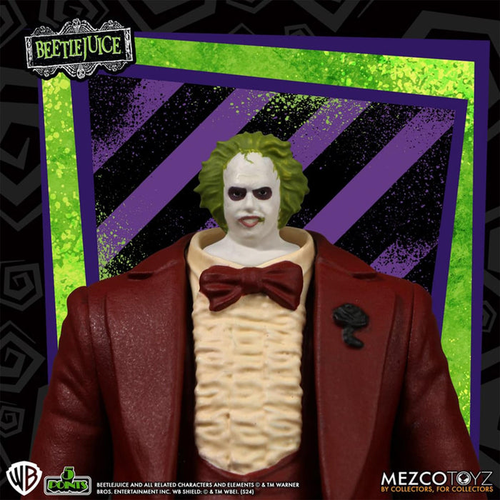 Beetlejuice - 5-Points Action Figure | Red Tux