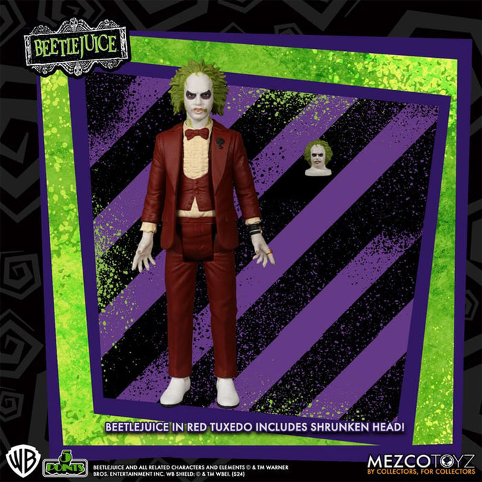 Beetlejuice - 5-Points Action Figure | Red Tux