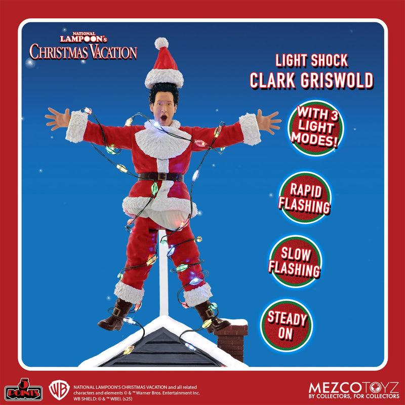 National Lampoon's Christmas Vacation - 5-Points Action Figure | Light Shock Clark