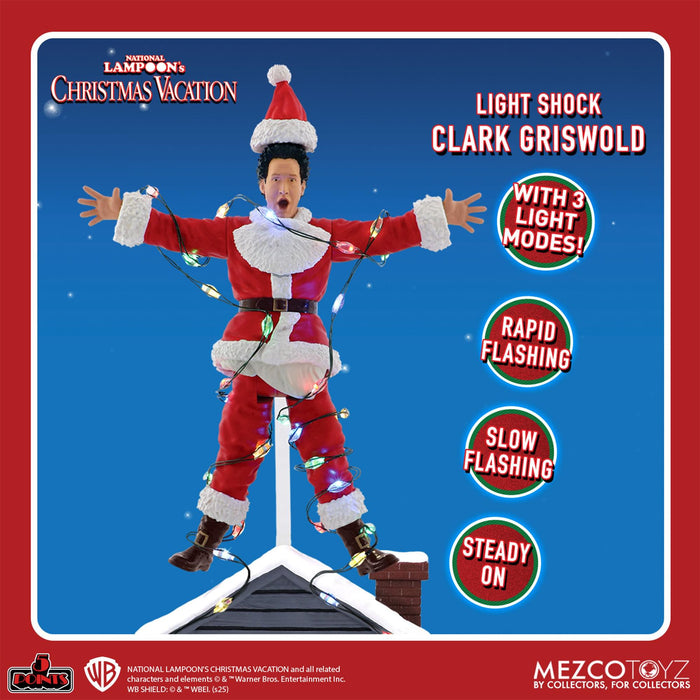 National Lampoon's Christmas Vacation - 5-Points Action Figure | Light Shock Clark
