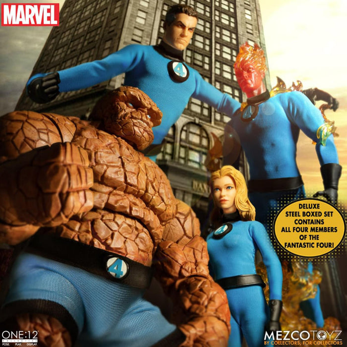 Marvel Fantastic Four Deluxe One:12 Collective Steel Boxed Set