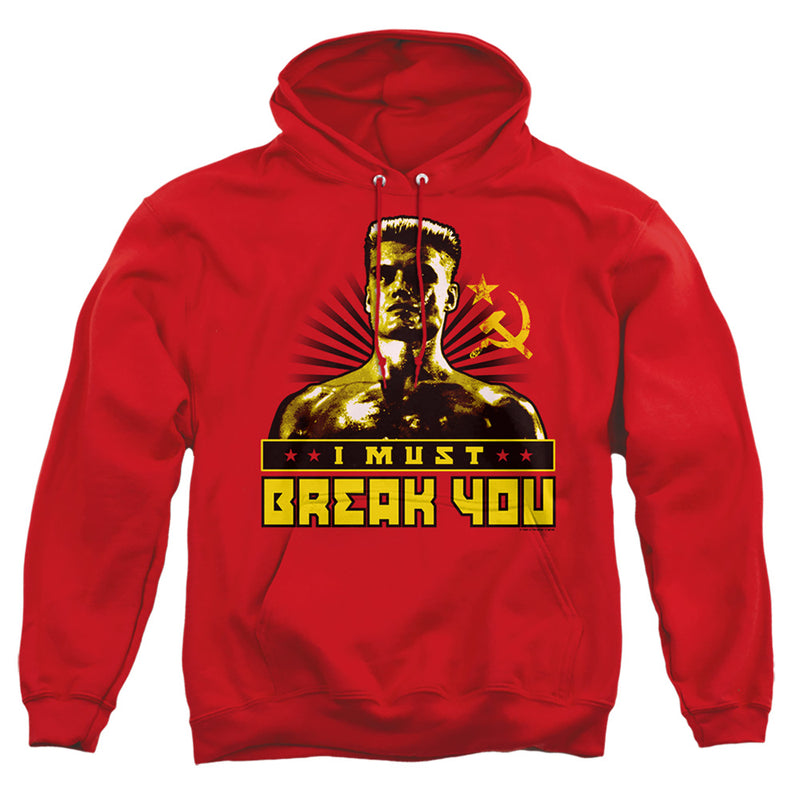 Hoodie featuring design named Rocky - I Must Break You