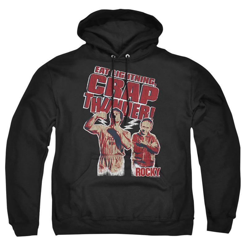 Hoodie featuring design named Rocky - Eat Lightning