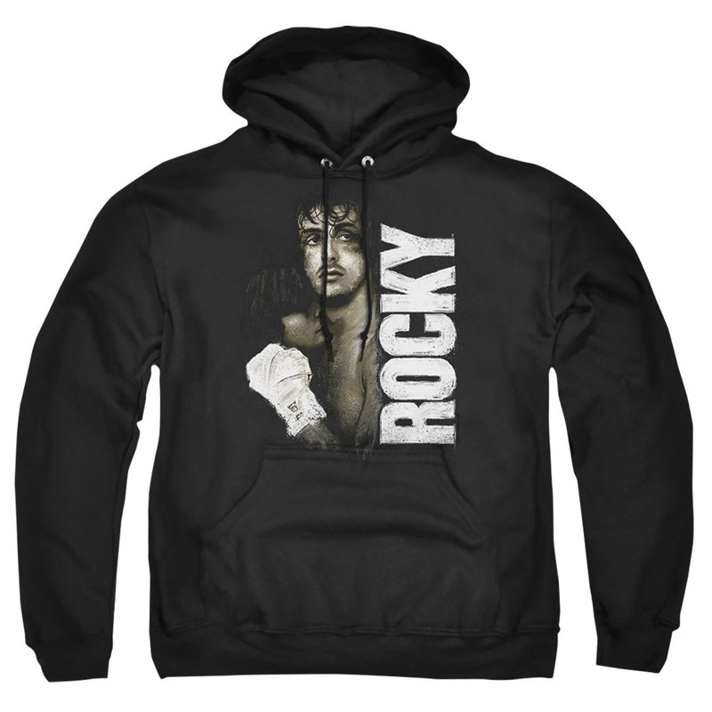 Hoodie featuring design named Rocky - Painted Rocky & Adrian