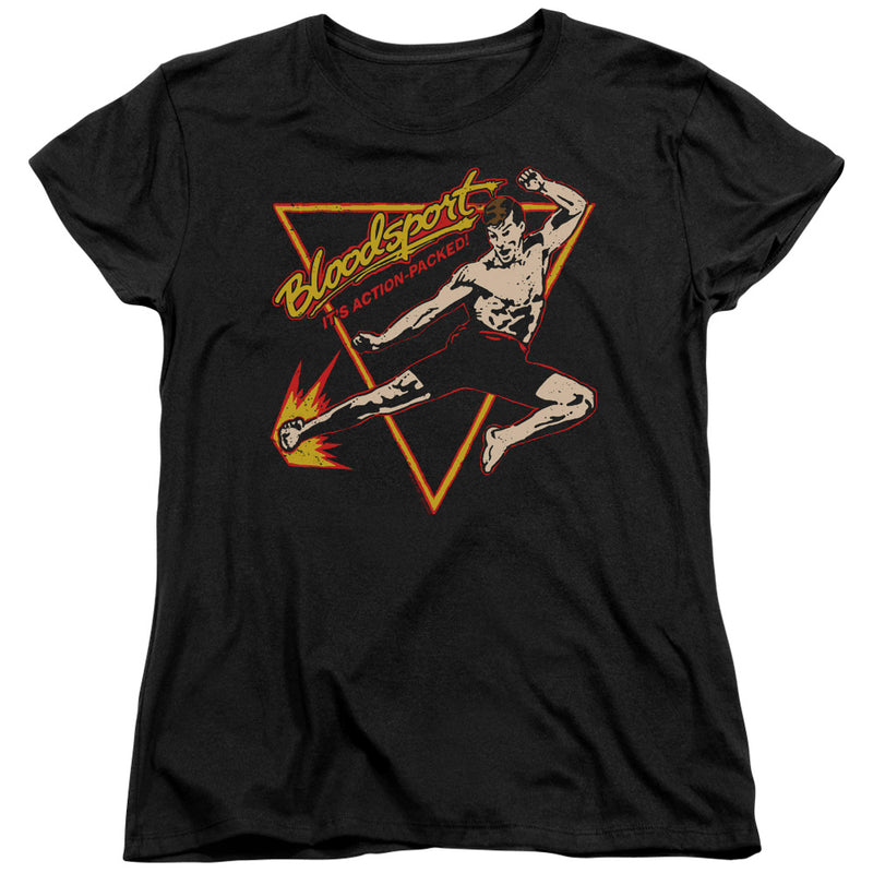 T-Shirt featuring design named Bloodsport - Action Packed, product image 2 of 2