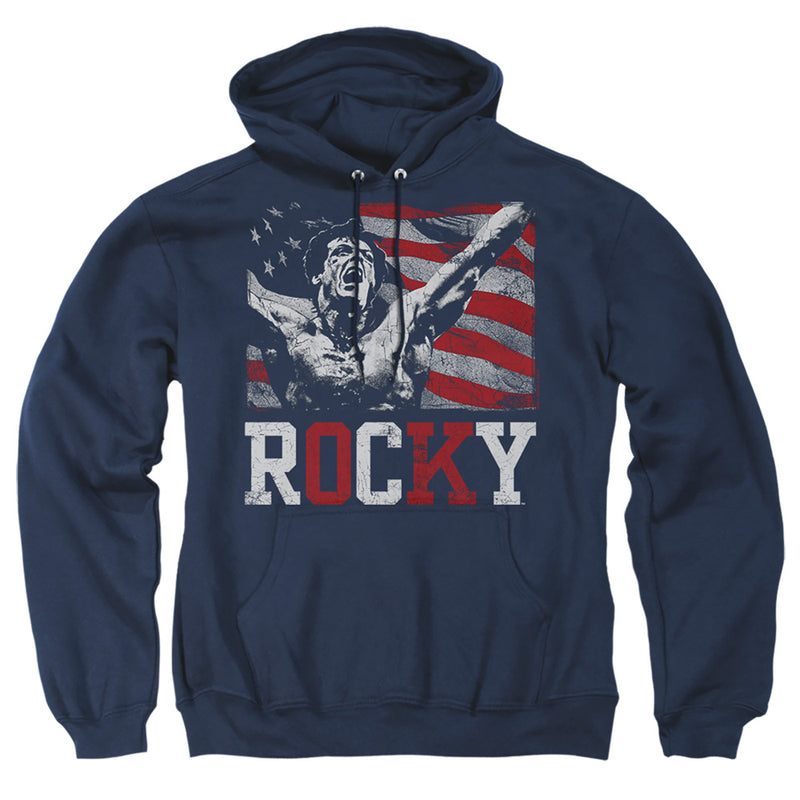 Hoodie featuring design named Rocky - Flag Champion