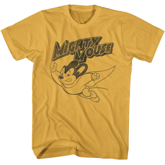 Mighty Mouse - Flying (Yellow)