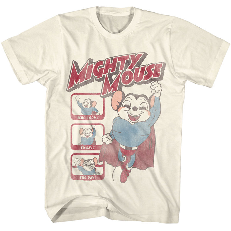T-Shirt featuring design named Mighty Mouse - Here I Come Boxes