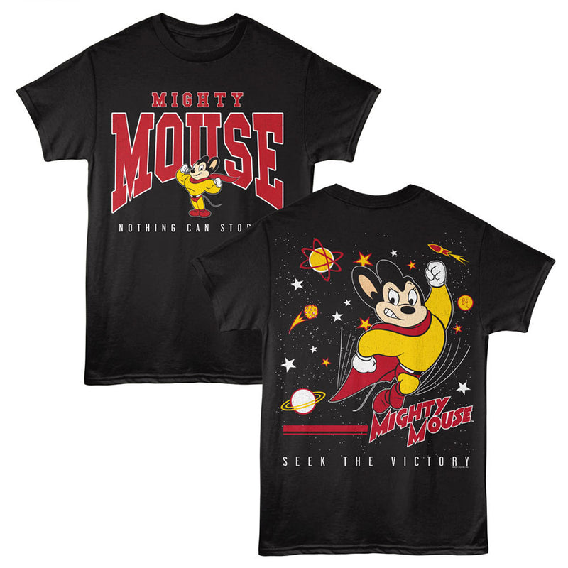 T-Shirt featuring design named Mighty Mouse - Space (Front & Back)