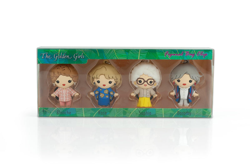 The Golden Girls 4-Piece Foam Figural Backpack Clip Figure Box Set product image 1 of 7