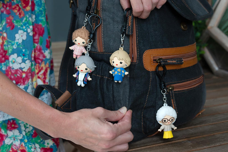 The Golden Girls 4-Piece Foam Figural Backpack Clip Figure Box Set product image 6 of 7