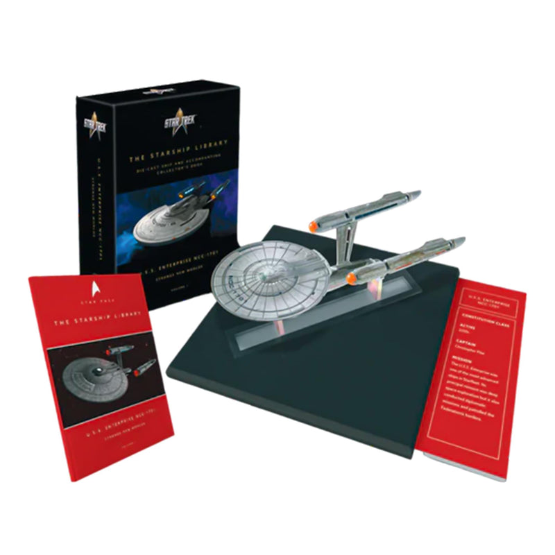Star Trek: Strange New Worlds | Enterprise NCC-1701 Die-cast Ship and Book Set product image 1 of 5