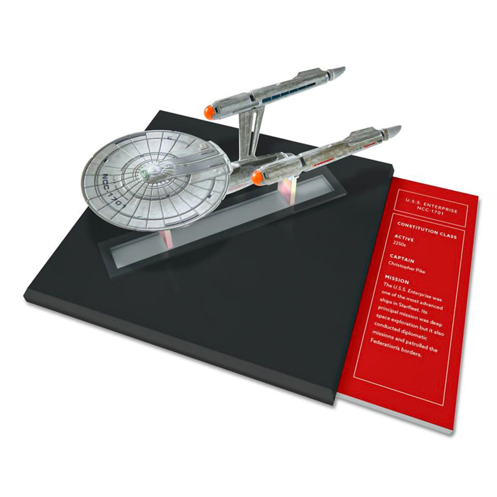 Star Trek: Strange New Worlds | Enterprise NCC-1701 Die-cast Ship and Book Set
