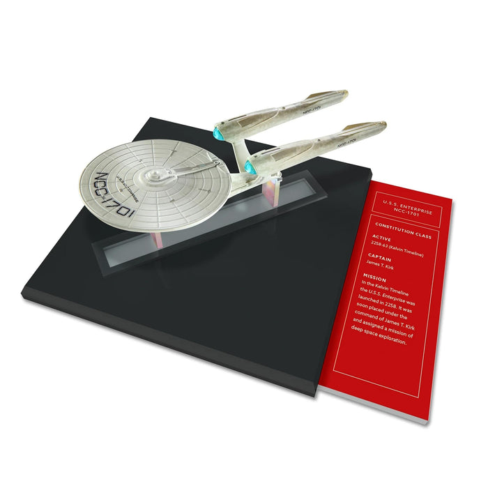 Star Trek (2009) USS Enterprise NCC-1701 (Kelvin) Die-cast Ship and Book Set