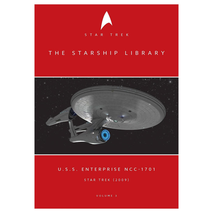 Star Trek (2009) USS Enterprise NCC-1701 (Kelvin) Die-cast Ship and Book Set