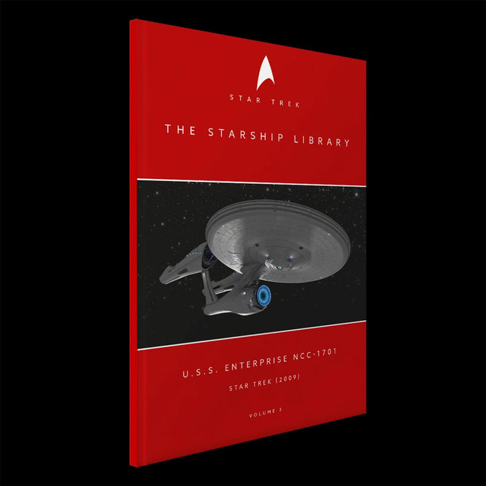 Star Trek (2009) USS Enterprise NCC-1701 (Kelvin) Die-cast Ship and Book Set