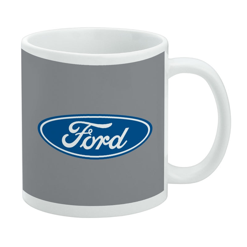 Mug featuring design named Ford - Blue Oval Logo Mug, product image 1 of 3