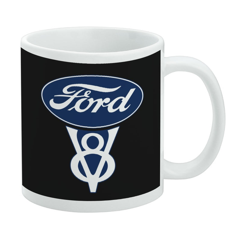 Mug featuring design named Ford - V8 Logo Mug, product image 1 of 3