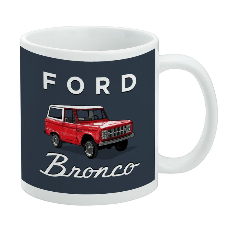 Mug featuring design named Ford - Bronco Illustrated Mug, product image 1 of 3