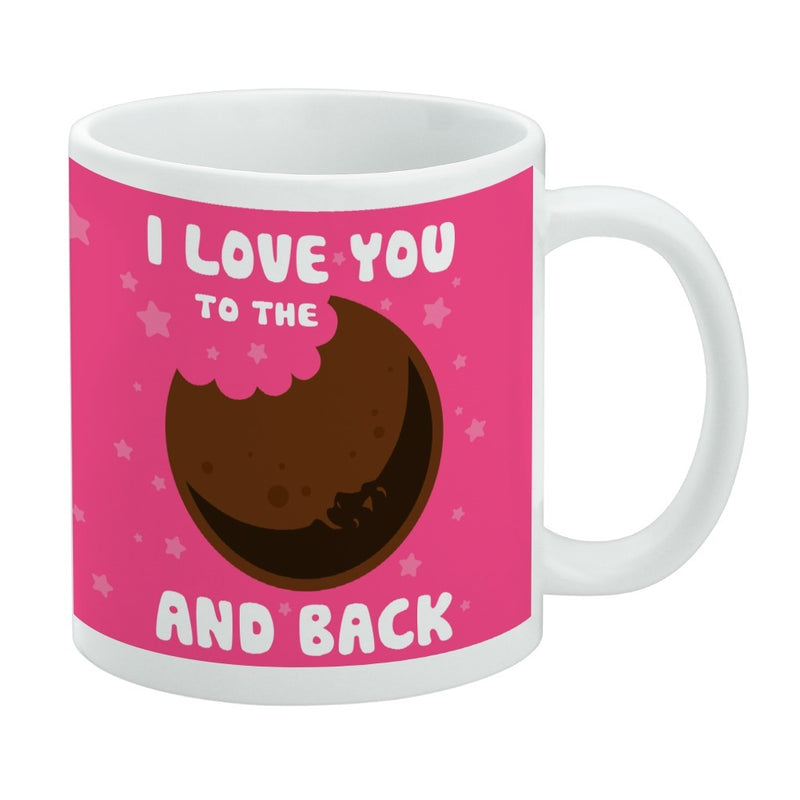 Mug featuring design named Moon Pie - Love You to the Moon Mug, product image 1 of 3