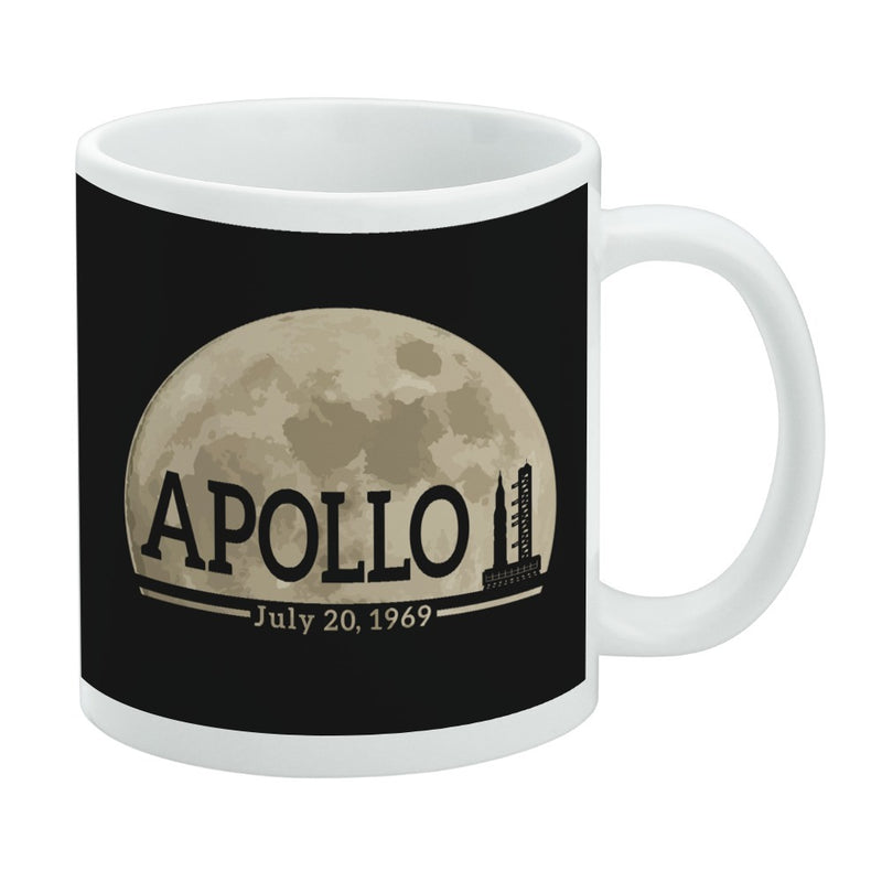 Mug featuring design named NASA - Apollo 11 Moon Backlight Mug, product image 1 of 3