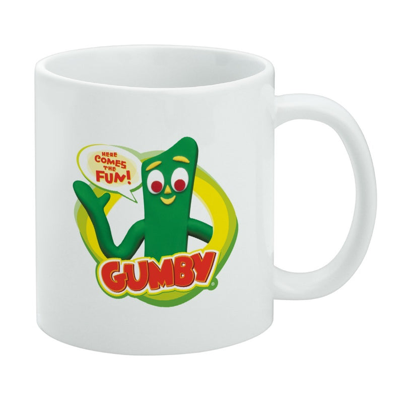 Mug featuring design named Gumby - Here Comes the Fun Mug, product image 1 of 3