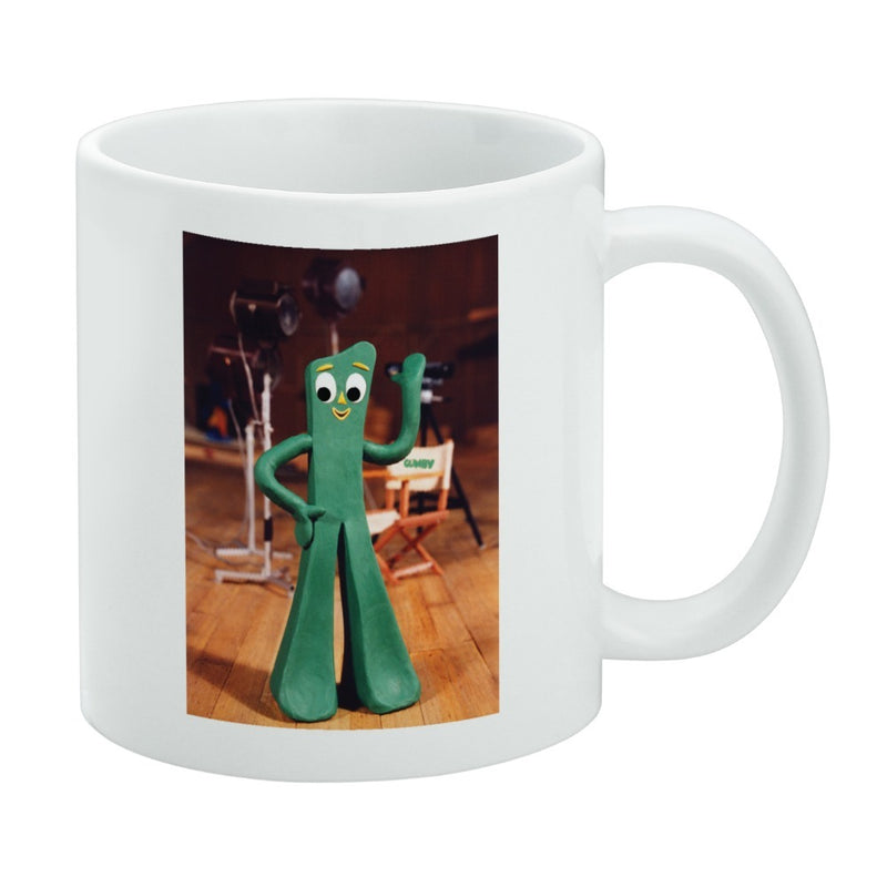 Mug featuring design named Gumby - Gumby on Set Mug, product image 1 of 3