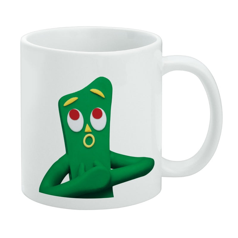 Mug featuring design named Gumby - Gumby Singing Mug, product image 1 of 3