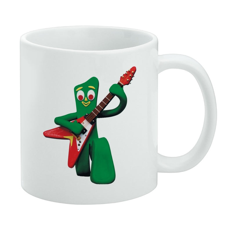 Mug featuring design named Gumby - Guitar Gumby Mug, product image 1 of 3