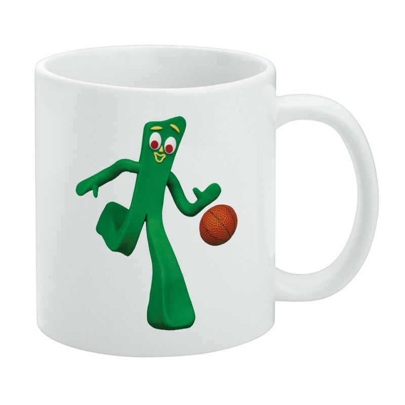 Mug featuring design named Gumby - Basketball Gumby Mug, product image 1 of 3