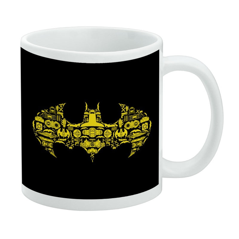 Mug featuring design named Batman - Batman Icons Logo Mug, product image 1 of 3