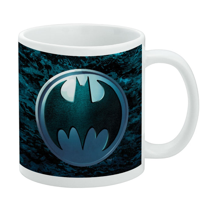 Batman Logo Mug - 320 Ml Porcelain Coffee Mug, Dishwasher Safe, Gift Boxed