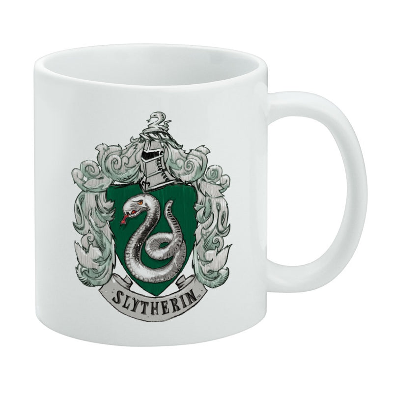 Harry Potter - Painted Slytherin Crest Mug