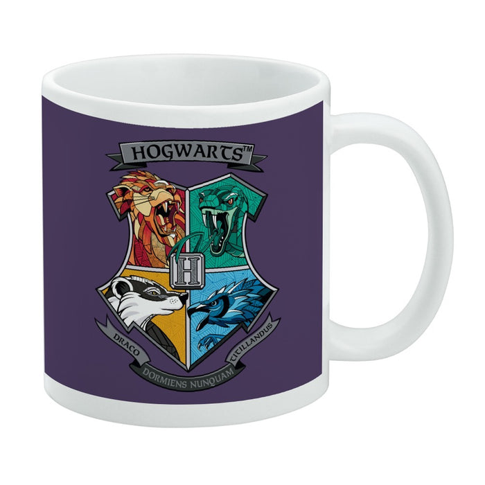 Harry Potter - Hogwarts Houses Stained Glass Mug