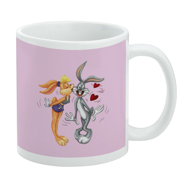 Mug featuring design named Looney Tunes - Bugs and Lola Kiss Mug, product image 1 of 3