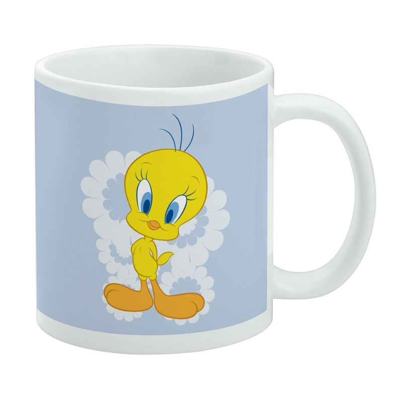Mug featuring design named Looney Tunes - Floral Tweety Mug, product image 1 of 3