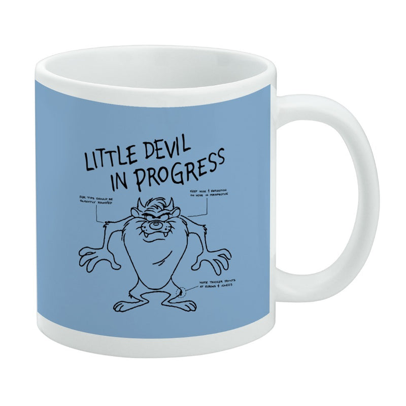 Mug featuring design named Looney Tunes - Taz In Progress Mug, product image 1 of 3