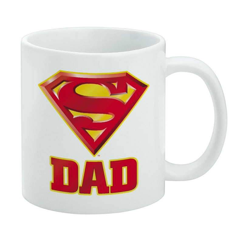 Mug featuring design named Superman - Super Dad Mug, product image 1 of 3