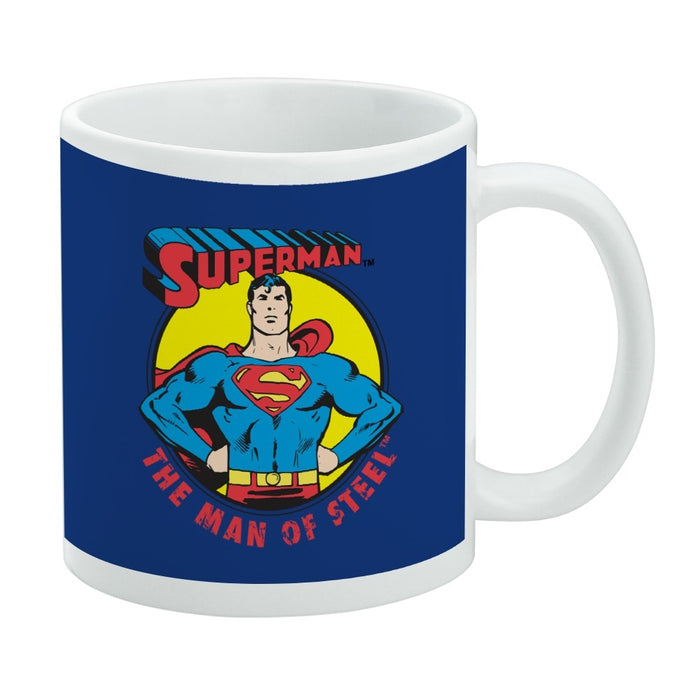 Superman - Man of Steel Mug (Distressed Font)
