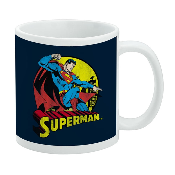 Superman - Superman Over Metropolis Mug