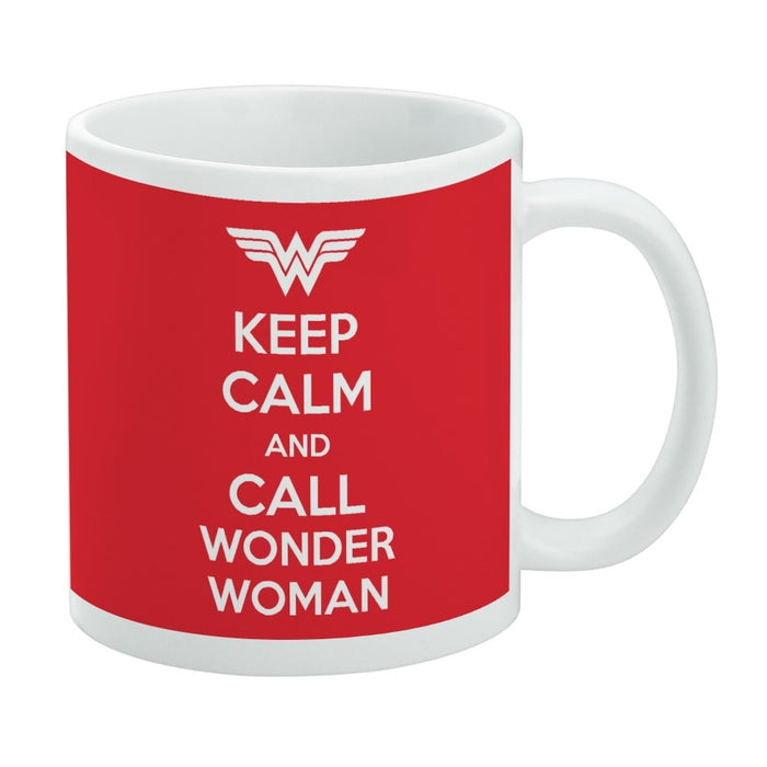 Wonder Woman - Keep Calm and Call Mug