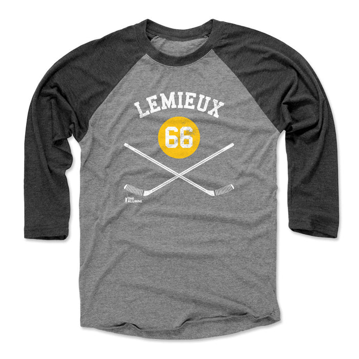 Mario Lemieux Pittsburgh 66 Sticks WHT