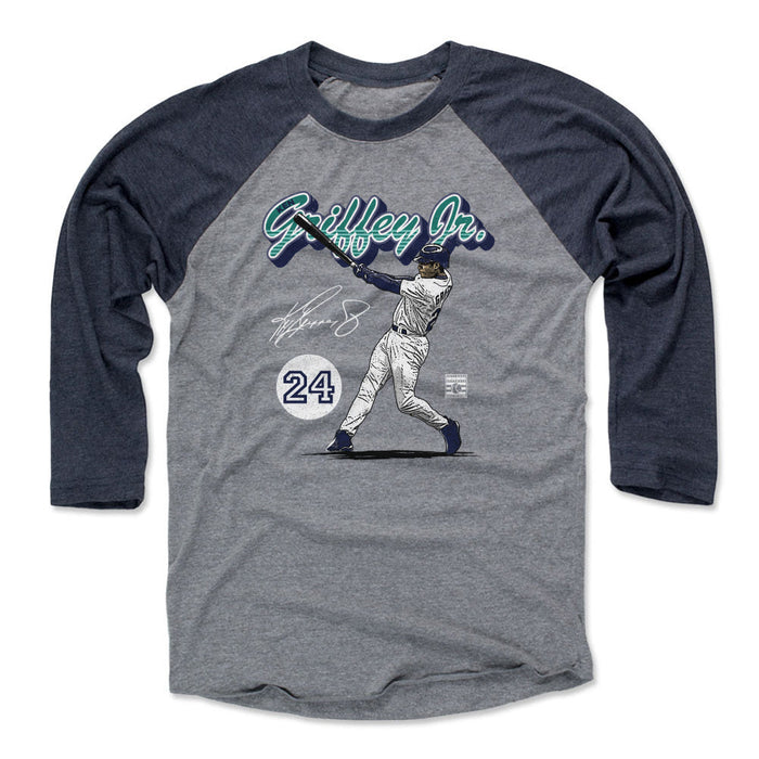 Ken Griffey Jr. Seattle Retro Script WHT