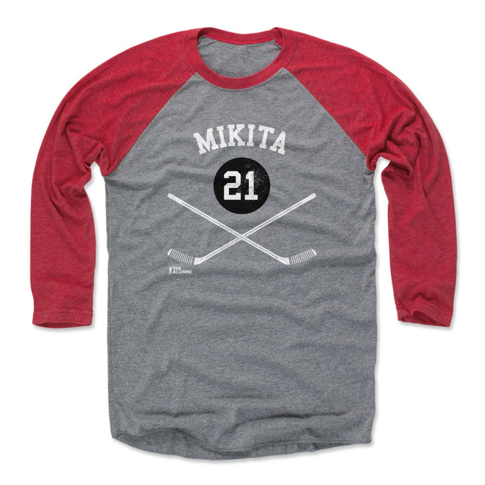 Stan Mikita Chicago 21 Sticks WHT