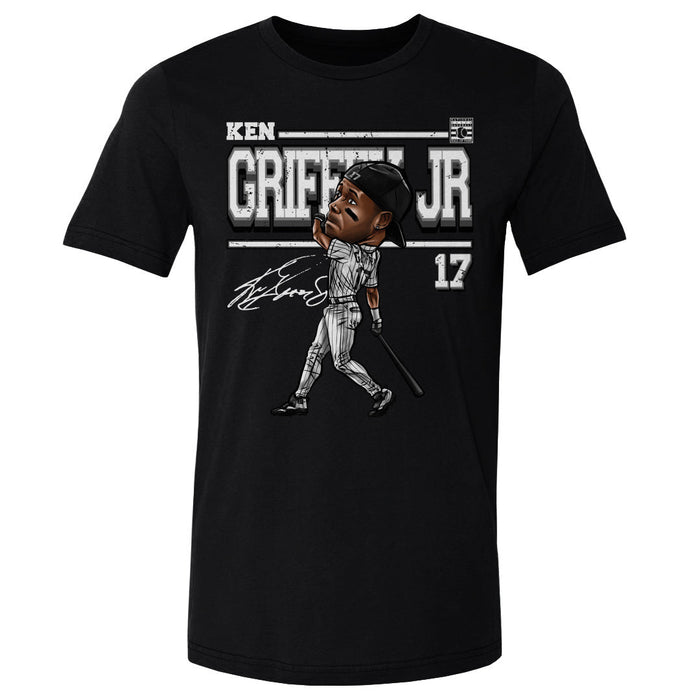 Ken Griffey Jr. Chicago W Cartoon WHT